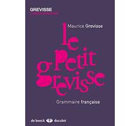 Le Petit Grevisse - Grammaire Française