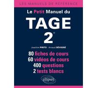 Le Petit Manuel du Tage 2® - Joachim Pinto - Ellipses - broché - Scolaire / Universitaire