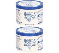 LE PETIT MARSEILLAIS Crème au Lait Peaux très sèches 2x360 ml