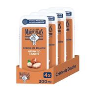 Le Petit Marseillais - Crème de Douche Extra Douce Argan Bio & Karité (flacon de 300ml) - Formule vegan avec 92% d'ingrédients d'origine naturelle - Emballage recyclable, avec plastique recyclé