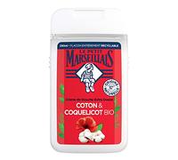 Le Petit Marseillais - Crème de Douche Extra Douce Coton & Coquelicot Bio (flacon de 250 ml) - Gel douche avec 92 % d'ingrédients d'origine naturelle - pH neutre pour la peau et sans colorant