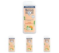 Le Petit Marseillais - Crème de Douche Extra Douce Fleur d'Oranger Bio (flacon de 650 ml) - Gel douche avec 92% d'ingrédients d'origine naturelle - Flacon entièrement recyclable (Lot de 4)