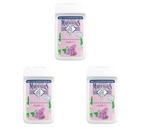 Le Petit Marseillais, Crème de Douche Extra Douce Lilas Bio (flacon de 250 ml) - Gel douche avec 92% d'ingrédients d'origine naturelle - pH neutre pour la peau et sans colorant (Lot de 3)