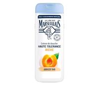 Le Petit Marseillais | Crème de Douche Haute Tolérance Riche Abricot Bio (flacon de 400 ml) - 98% d'ingrédients d'origine naturelle - Gel douche pour peaux sèches et sensibles