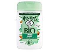 Le Petit Marseillais - Crème de Douche Nourrissante BIO Amande Douce (flacon de 250 ml) - Gel douche avec 98 % d'ingrédients d'origine naturelle - Emballage recyclable et rechargeable