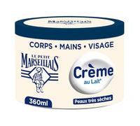 Le Petit Marseillais – Crème hydratante multi-usage, soin 48h et 95% d'origine naturelle – Pot 360 ml
