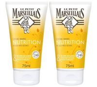 Le Petit Marseillais - Crème Mains Nourrissante Peaux très Sèches , Tube 75 ml Pour La Peau 2x75