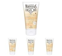 Le Petit Marseillais | Crème Mains Réparation Peaux Abîmées et Desséchées (lot de 4 tubes de 75 ml) - Crème réparatrice au beurre de karité, aloès et cire d'abeille - Soin des mains confort 24 h