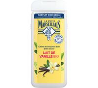 Le Petit Marseillais | Crème de Douche Extra Douce Lait de Vanille Bio (flacon de 650 ml) - Gel douche avec 92 % d'ingrédients d'origine naturelle - pH neutre pour la peau et sans colorant