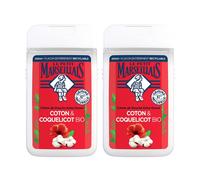 Le Petit Marseillais Douche Crème Extra Doux Lait de Coton et Coquelicot, 250 ml Gel 2x250