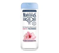 Le Petit Marseillais | Gel Douche Adoucissant Haute Tolérance Fleur d’Amandier Bio (flacon de 400 ml) - 98 % d'ingrédients d'origine naturelle - Pour peaux sèches et sensibles