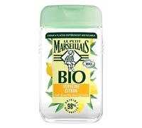 Le Petit Marseillais Gel Douche Énergisant BIO Verveine Citron (flacon de 250 ml) - 98 % d'ingrédients d'origine naturelle et pH neutre pour la peau - Emballage recyclable et rechargeable