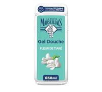 Le Petit Marseillais - Gel Douche Extra Doux Fleur de Tiaré (flacon de 650ml) - Formule vegan avec 92% d'ingrédients d'origine naturelle - Emballage recyclable, avec plastique recyclé