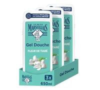 Le Petit Marseillais Gel Douche Extra Doux Fleur de Tiaré Lot de 3 * 650ml
