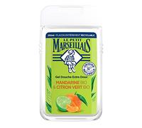 Le Petit Marseillais - Gel Douche Extra Doux Mandarine Bio & Citron Vert Bio (flacon de 250ml) - 92 % d'ingrédients d'origine naturelle - Flacon entièrement recyclable