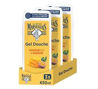 Le Petit Marseillais Gel Douche Extra Doux Mangue Bio & Passion Lot de 3 * 650ml