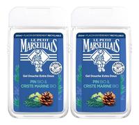 Le Petit Marseillais Gel douche Extra doux Pin bio & Criste Marine Douche 2x250 ml