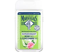 Le Petit Marseillais Gel Douche Extra Doux Raffraîchissant Rose Et Concombre Flacon 250ml