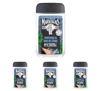 Le Petit Marseillais | Gel Douche Homme Minéraux & Bois de Cèdre (flacon de 250 ml) - Formule 4 en 1 corps, cheveux, visage & barbe - 92% d'ingrédients d'origine naturelle et pH neutre (Lot de 4)