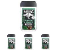 Le Petit Marseillais - Gel Douche Homme Pin Maritime & Eucalyptus (flacon de 250 ml) - Formule 4 en 1 corps, cheveux, visage & barbe - 92% d'ingrédients d'origine naturelle et pH neutre (Lot de 4)
