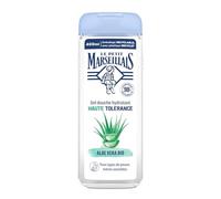 Le Petit Marseillais - Gel Douche Hydratant Haute Tolérance Aloe Vera Bio (flacon de 400 ml) - 98% d'ingrédients d'origine naturelle - Pour tous types de peaux, même sensibles