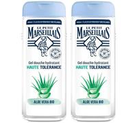 Le Petit Marseillais Gel douche Hydratant Haute Tolérance Aloe Vera Gel(S) 2x400 ml
