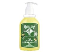 Le Petit Marseillais - Gel Lavant Mains Pur Savon & Huile d'Olive (flacon-pompe de 300 ml) - Savon mains avec 92 % d'ingrédients d'origine naturelle, pH neutre pour la peau