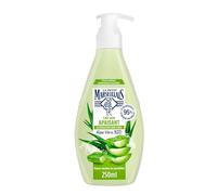 Le Petit Marseillais - Lait Soin Apaisant (Flacon-Pompe de 250 Ml) - Lait Corps pour Peaux Sèches et Sensibles - Lait Corporel Hydratation 48H à l'Aloe Vera Bio