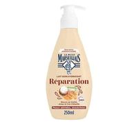 Le Petit Marseillais - Lait Soin Hydratant Réparation (Flacon-Pompe de 250 Ml) - Lait Corps pour Peaux Abîmées et Desséchées Hydratation 24H - Lait Corporel au Beurre de Karité,Aloes et Cire d'Abeille