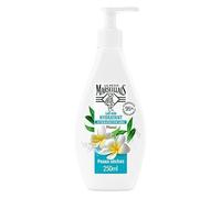 Le Petit Marseillais | Lait Soin Hydratant Monoï (flacon-pompe de 250 ml) - Lait hydratant pour peaux sèches avec 95% d'ingrédients d'origine naturelle - Lait corps pour 48h d’hydratation