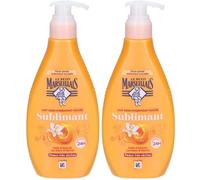 LE PETIT MARSEILLAIS Lait Soin Hydratant Nacré Sublimant 2x250 ml