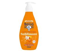 Le Petit Marseillais - Lait Soin Hydratant Nacré Sublimant (Flacon-Pompe de 250 Ml) - Lait Corps pour Peaux Très Sèches Confort 24H - Lait Corporel à l'Huile d'Abricot, Lys Blanc et Nacres