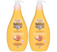 LE PETIT MARSEILLAIS Lait Soin Hydratant Nutrition Peaux très Sèches 2x400 ml