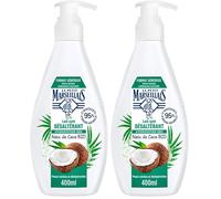 Le Petit Marseillais - Lait Soin Hydratant Réparation (Flacon-Pompe de 400 Ml) - Lait Corps pour Peaux Abîmées et Desséchées Hydratation 24H - Lait Corporel au Beurre de Karité,Aloes et Cire d'Abeille