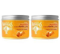 Le Petit Marseillais - Masque Nutrition Cheveux Secs / Abîmes / Cassants - Au Lait et beurre de Karite et Miel - Pot 300 ml - Lot de 2