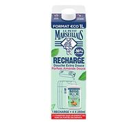 Le Petit Marseillais Douche Crème Extra-Doux Lait D'Amande Douce Éco-Recharge 1l