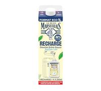 Le Petit Marseillais | Recharge Crème de Douche Extra Douce Lait (brique de 1 L) - Recharge gel douche avec 92 % d'ingrédients d'origine naturelle - pH neutre pour la peau et sans colorant