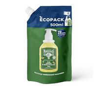 Le Petit Marseillais - Recharge Gel Lavant Mains Pur Savon & Huile d'Olive (écopack de 500 ml) - Recharge savon liquide pour flacon-pompe - Savon mains enrichi en huile d'olive
