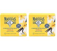Le Petit Marseillais Savon Kraft Vanille 4x100g (Lot de 2)
