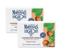Le Petit Marseillais Savon Soin Surgras Beurre de Karité Lot de 2 x 100g Lot de 2