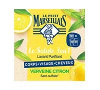 Le Petit Marseillais Savon Solide 3 en 1 Lavant Purifiant Verveine Citron 80g