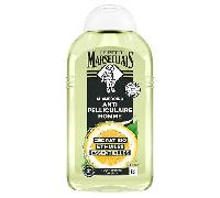 Le Petit Marseillais - Shampooing Anti-Pelliculaire Homme Cédrat Bio & Huiles Essentielles (flacon de 250 ml) - Shampoing sans silicone pour cheveux sujets aux pellicules