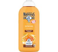 Le Petit Marseillais | Shampooing Nutrition Miel & Karité Bio (300 ml) - Shampoing sans silicone pour cheveux secs et cassants - 96% d'origine naturelle pour une brillance optimale