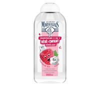 Le Petit Marseillais - Shampooing 2 en 1 Bébé & Enfant Démêlant Framboise Bio & Coton (300 ml) - 94% d'ingrédients d'origine naturelle