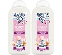 Le Petit Marseillais Shampooing Douceur & Éclat Amande Douce et Lin 300ml 2x300 ml