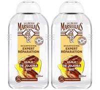 Le Petit Marseillais Shampooing Expert Réparation à l’Huile de Jojoba Bio 2x250 ml