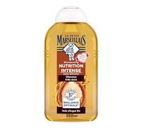 Le Petit Marseillais , Shampooing Nutrition Intense Huile d'Argan Bio (flacon de 250 ml) - Shampoing sans silicone pour cheveux très secs - 97 % d'ingrédients d'origine naturelle