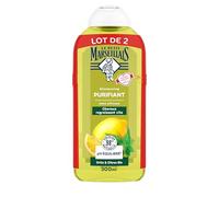 Le Petit Marseillais – Shampooing purifiant Ortie et Citron Bio – Lot de 2 flacons de 300 ml