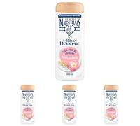 Le Petit Marseillais - Soin Douche Surgras Parfum Lait d’Avoine & Rose - Le Rituel Douceur (flacon de 400ml) - Crème de Douche nutrition intense (Lot de 4)