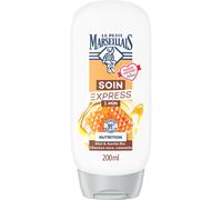 Le Petit Marseillais | Soin Express 1 Min Nutrition Miel & Karité Bio (flacon de 200 ml) - Après-shampooing pour cheveux secs et cassants - 95 % d'ingrédients d'origine naturelle